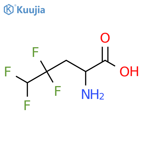 2-amino-4,4,5,5-tetrafluoropentanoic acid structure