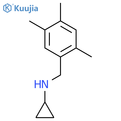 N-(2,4,5-trimethylphenyl)methylcyclopropanamine structure