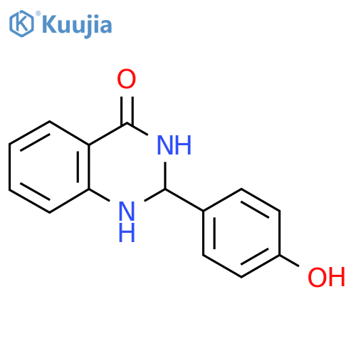2-(4-Hydroxyphenyl)-1,2,3-trihydroquinazolin-4-one structure
