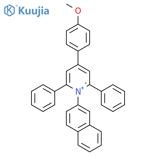 PYRIDINIUM, 4-(4-METHOXYPHENYL)-1-(2-NAPHTHALENYL)-2,6-DIPHENYL- structure