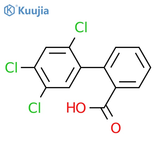 [1,1'-Biphenyl]-2-carboxylic acid, 2',4',5'-trichloro- structure
