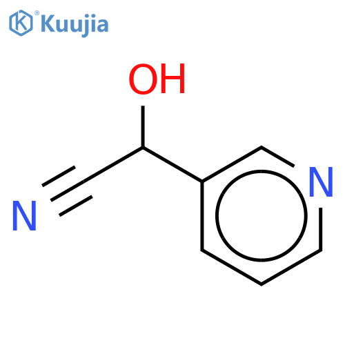 (aR)-a-hydroxy-3-Pyridineacetonitrile structure