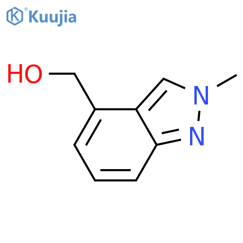 (2-METHYL-2H-INDAZOL-4-YL)METHANOL structure