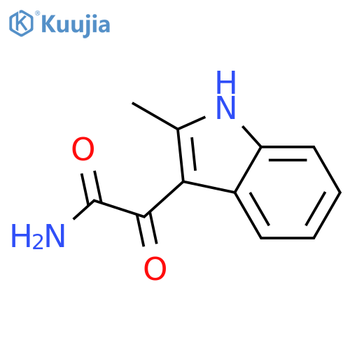 2-(2-methyl-1H-indol-3-yl)-2-oxoacetamide structure