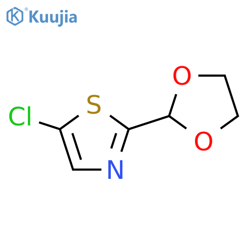 5-chloro-2-(1,3-dioxolan-2-yl)-1,3-thiazole structure