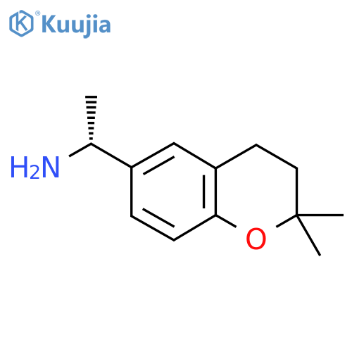 (1R)-1-(2,2-dimethyl-3,4-dihydro-2H-1-benzopyran-6-yl)ethan-1-amine structure