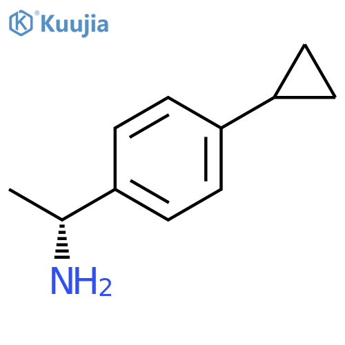 (1R)-1-(4-cyclopropylphenyl)ethan-1-amine structure