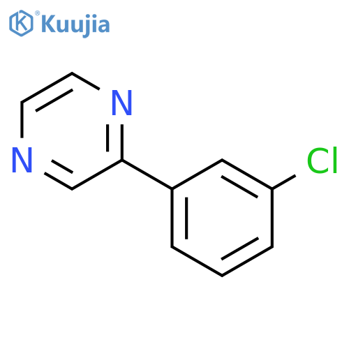 2-(3-chlorophenyl)pyrazine structure
