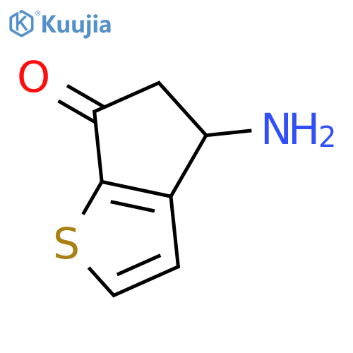 4-amino-4H,5H,6H-cyclopentabthiophen-6-one structure