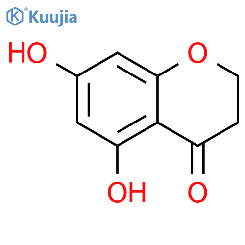 5,7-dihydroxychroman-4-one structure