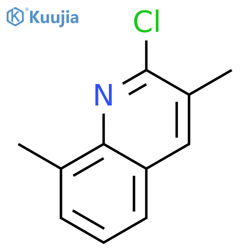 2-Chloro-3,8-dimethylquinoline structure