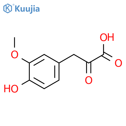Vanilpyruvic acid structure