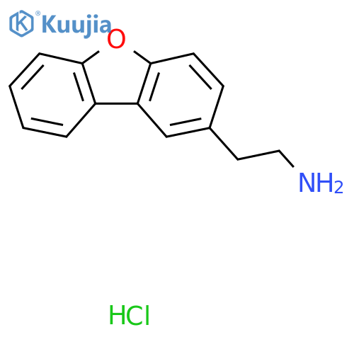 (2-Dibenzob,dfuran-2-ylethyl)amine hydrochloride structure