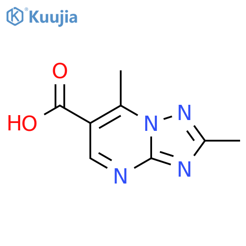 2,7-Dimethyl-1,2,4triazolo1,5-apyrimidine-6-carboxylic Acid structure
