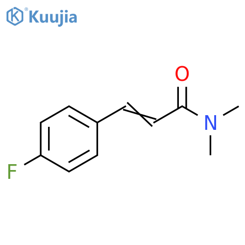 3-(4-Fluorophenyl)-N,N-dimethylacrylamide structure