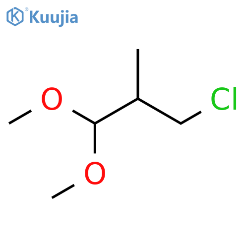 3-Chloro-1,1-dimethoxy-2-methylpropane structure