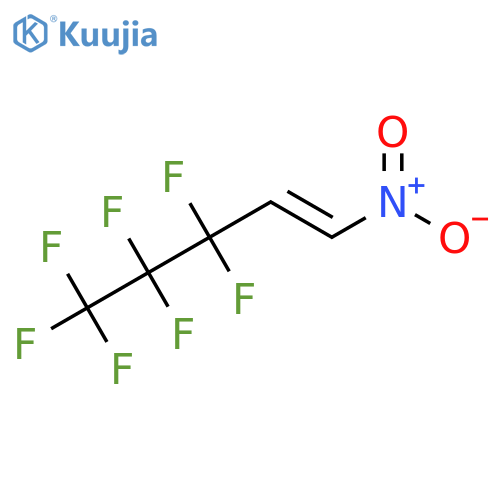3,3,4,4,5,5,5-heptafluoro-1-nitropent-1-ene structure