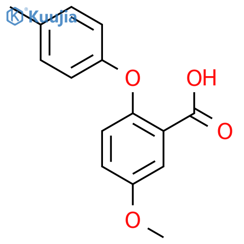 5-Methoxy-2-(p-tolyloxy)benzoic acid structure