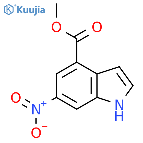 6-Nitro Indole-4-methylcarboxylate structure