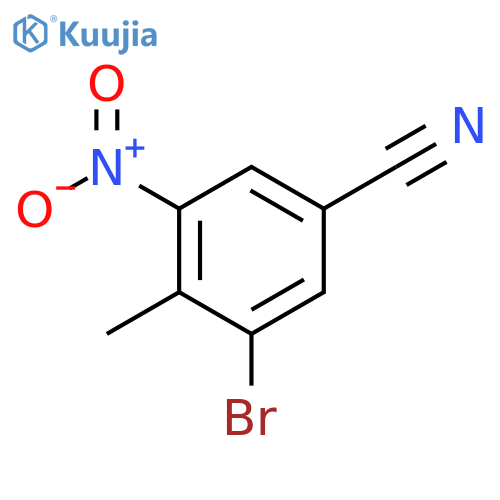 2-Bromo-4-cyano-6-nitrotoluene structure