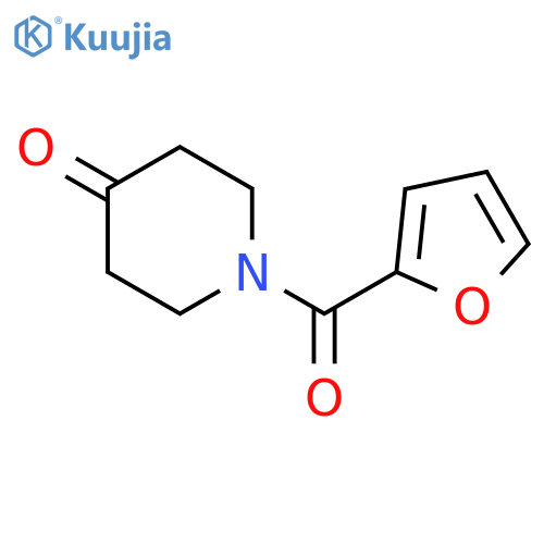 1-(furan-2-carbonyl)piperidin-4-one structure
