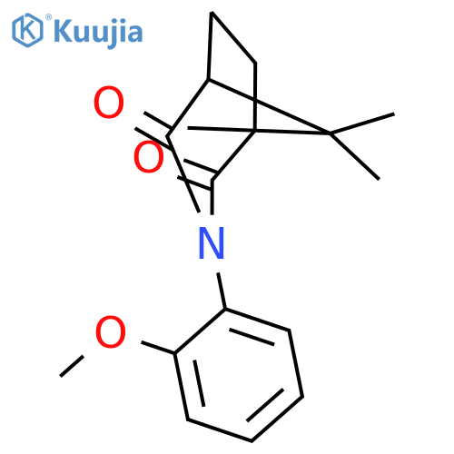 <br>(5S)-3-(2-methoxyphenyl)-1,8,8-trimethyl-3-azabicyclo[3.2.1]octane-2,4-dion e structure