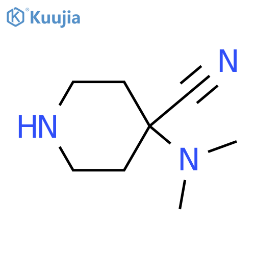 4-(dimethylamino)piperidine-4-carbonitrile structure