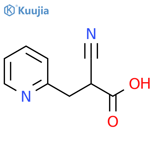 2-Cyano-3-(2-pyridyl)propanoicAcid structure