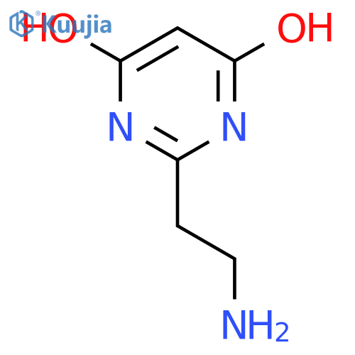 2-(2-Aminoethyl)-4,6-pyrimidinediol Hydrochloride Hydrate structure