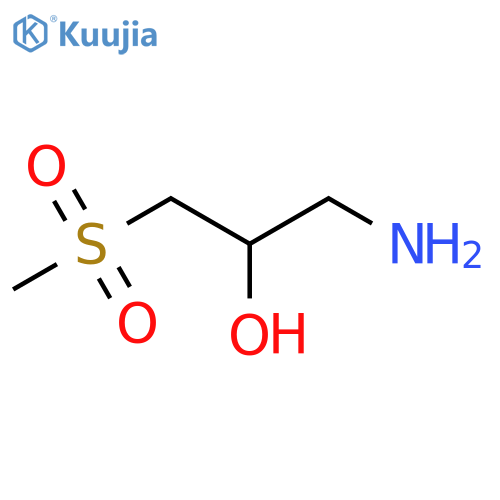 2-Propanol, 1-amino-3-(methylsulfonyl)- structure