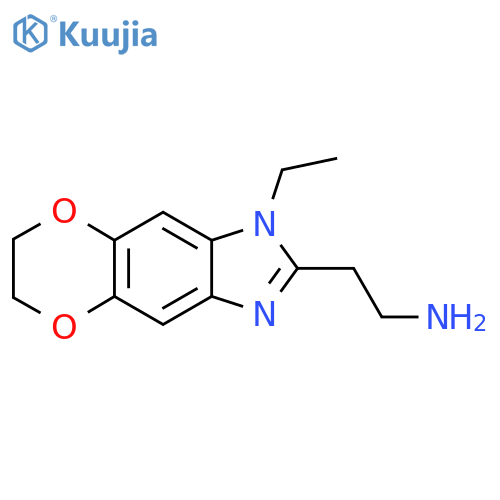 2-{6-ethyl-10,13-dioxa-4,6-diazatricyclo7.4.0.0,3,7trideca-1(9),2,4,7-tetraen-5-yl}ethan-1-amine structure
