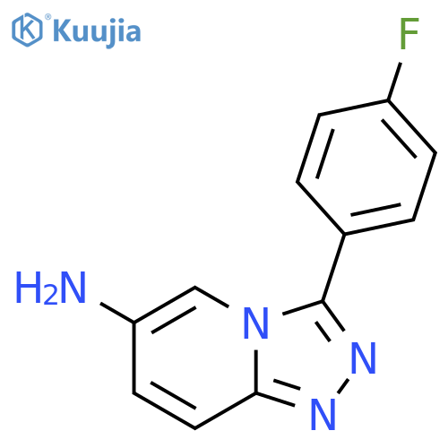 3-(4-Fluorophenyl)-[1,2,4]triazolo[4,3-a]pyridin-6-amine structure