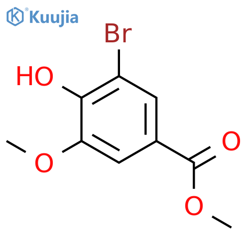 Methyl 3-bromo-4-hydroxy-5-methoxybenzoate structure