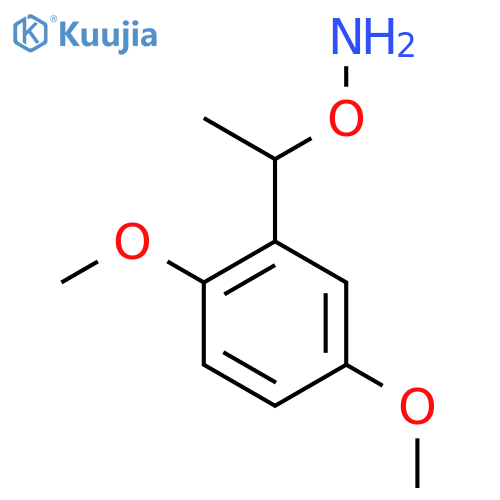 O-1-(2,5-dimethoxyphenyl)ethylhydroxylamine structure