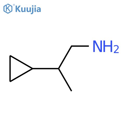 2-Cyclopropyl-propylamine structure