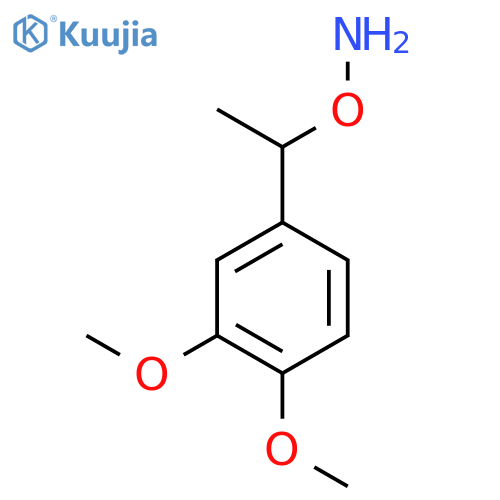 O-1-(3,4-dimethoxyphenyl)ethylhydroxylamine structure
