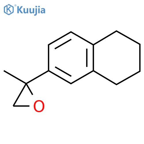 2-Methyl-2-(5,6,7,8-tetrahydronaphthalen-2-yl)oxirane structure