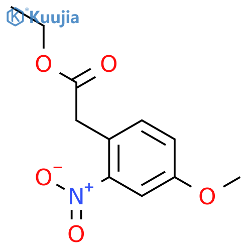 Ethyl (4-Methoxy-2-nitrophenyl)acetate structure