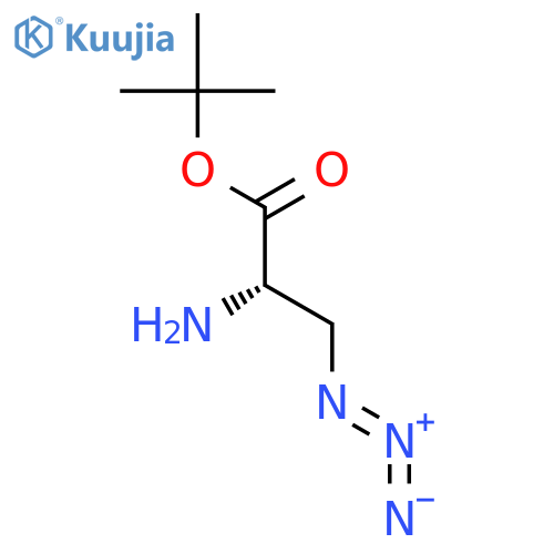 tert-butyl 2-amino-3-azidopropanoate structure
