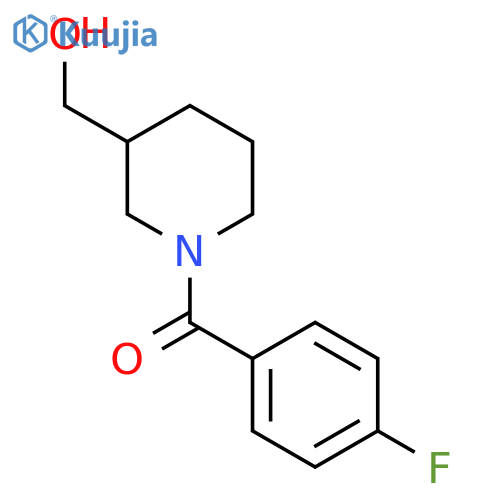 [1-(4-Fluorobenzoyl)piperidin-3-yl]methanol structure