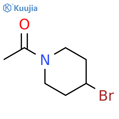 1-(4-bromopiperidin-1-yl)ethanone structure