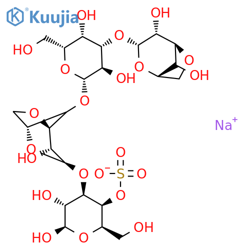 D-Galactose,O-3,6-anhydro-a-D-galactopyranosyl-(1&reg;3)-O-b-D-galactopyranosyl-(1&reg;4)-O-3,6-anhydro-a-D-galactopyranosyl-(1&reg;3)-, 4-(hydrogen sulfate), monosodium salt (9CI) structure