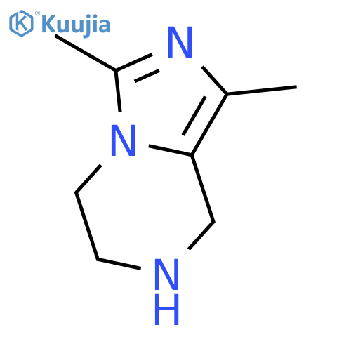 1,3-dimethyl-5H,6H,7H,8H-imidazo[1,5-a]pyrazine structure
