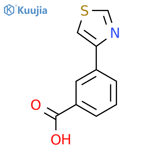 3-(1,3-Thiazol-4-yl)benzoic acid structure