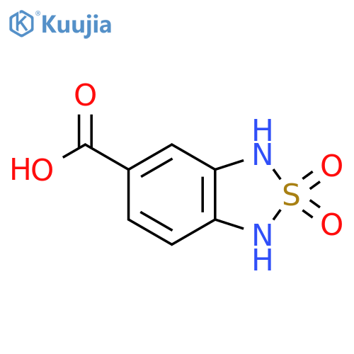 2,2-Dioxo-1,3-dihydro-2lambda6,1,3-benzothiadiazole-5-carboxylic acid structure