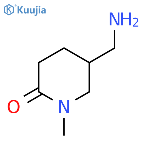 5-(aminomethyl)-1-methylpiperidin-2-one structure