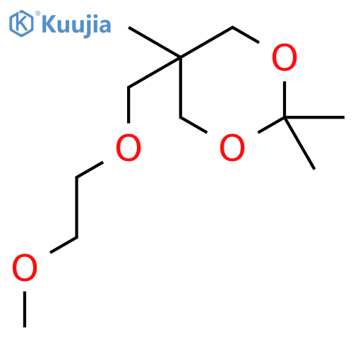 1,3-DIOXANE, 5-[(2-METHOXYETHOXY)METHYL]-2,2,5-TRIMETHYL- structure
