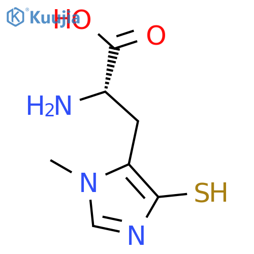 L-Histidine,5-mercapto-3-methyl- structure