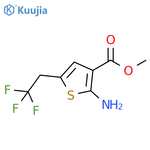 methyl 2-amino-5-(2,2,2-trifluoroethyl)thiophene-3-carboxylate structure