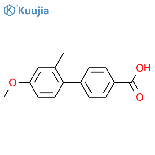 4-(4-Methoxy-2-methylphenyl)benzoic acid structure